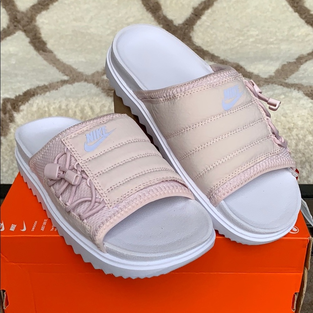 WMNS NIKE ASUNA SLIDE NA White Ghost-Barely Rose - Picture 4 of 16